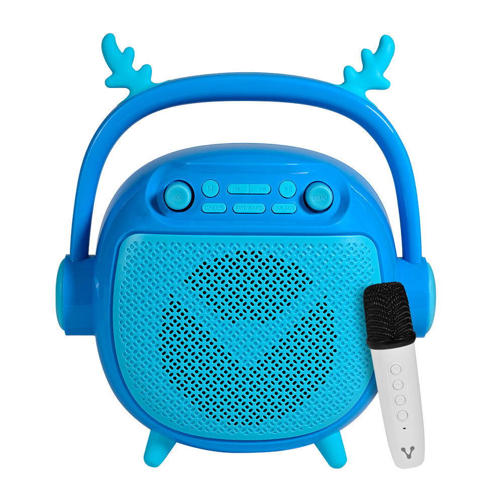 BOCINA VORAGO BSP-205 BLUETOOTH / MSD / USB / 3.5MM MICRÓFONO CON MODOS DE VOZ COLOR AZUL - BOCINA VORAGO BSP-205 BLUETOOTH / MSD / USB / 3.5MM MICRÓFONO CON MODOS DE VOZ COLOR AZUL -